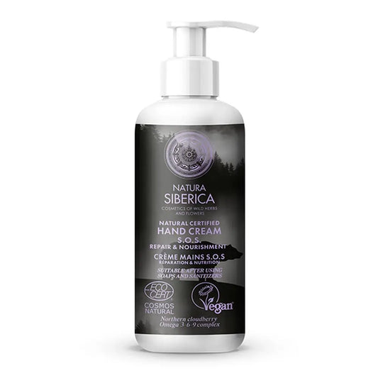 Natura Siberica SOS-käsivoide – korjaava ja ravitseva, 250 ml 