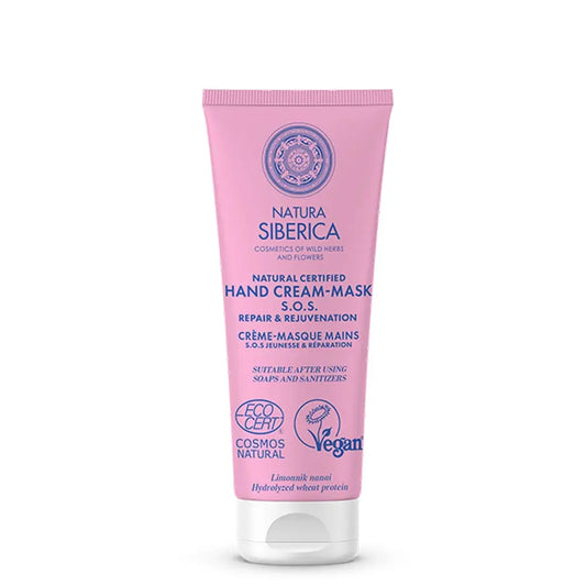 Natura Siberica SOS-käsivoide – korjaava ja nuorentava, 75 ml 