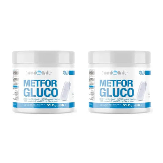 Natural Health Metforgluco, 2 x 90 kapselia 