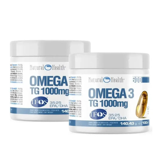 Natural Health Omega 3 35 DHA/25 EPA TG IFOS, 2 x 100 kapselia