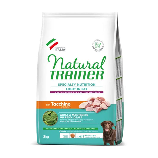 Natural Trainer Canine Adul Med Max Weight 3 kg, koiranruoka