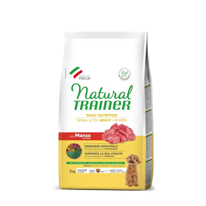 Natural Trainer Canine Adult Mini Naudanliha 2 kg, koiranruoka
