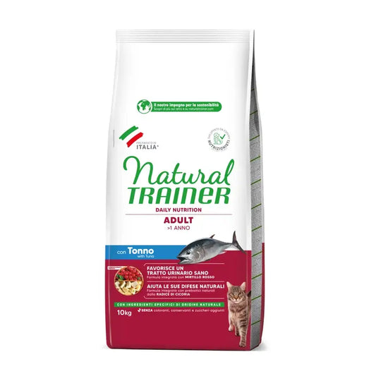 Natural Trainer Feline Adult Tonnikala 10 kg, kissanruoka