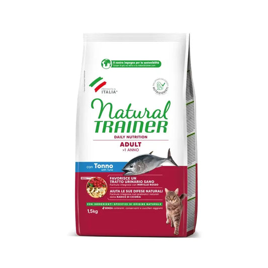 Natural Trainer Feline Adult Tonnikala 1,5 kg, kissanruoka
