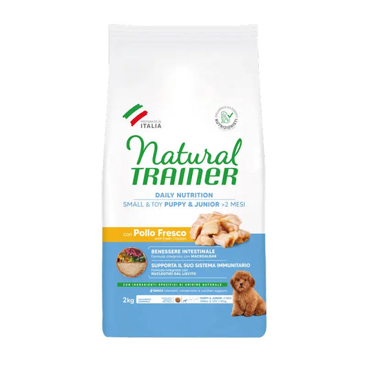 Natural Trainer -koiranruoka, pienikokoisille ja toy-koirille, kanaa sisältävä, superpremium, 2 kg