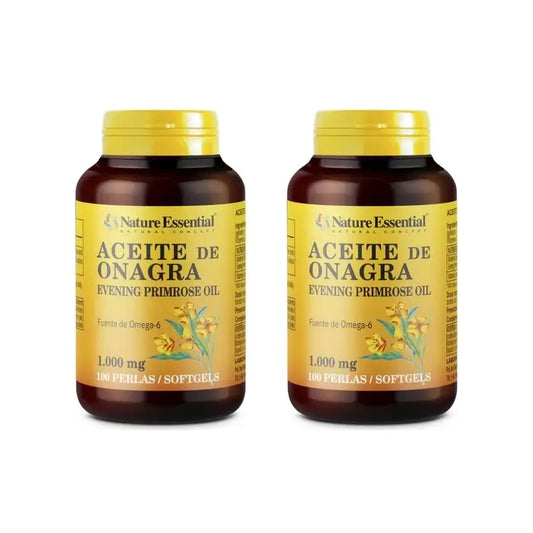 Nature Essential -natturikukkaöljy 1000 mg (10 % GLA), 2 x 100 kapselia 
