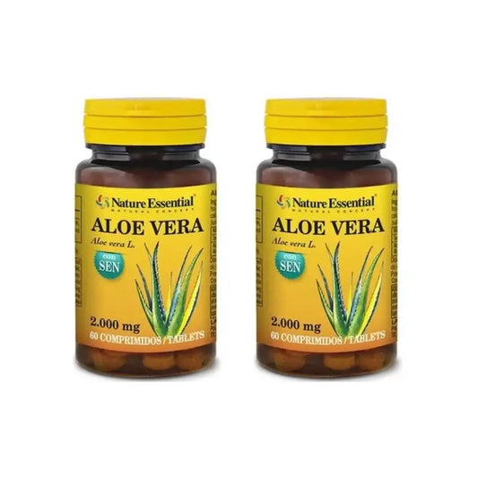 Nature Essential Aloe Vera, 2 x 60 tablettia 