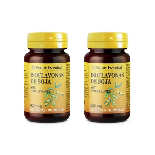 Nature Essential - soija-isoflavonit, 2 x 50 kapselia 