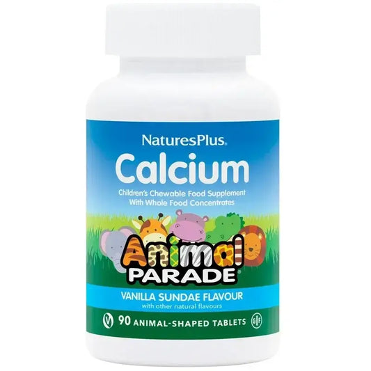 Natures Plus Animal Parade Kalsium, 90 purutablettia