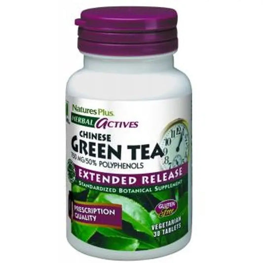 Natures Plus Chinese Green Tea (Chinesse Green Tea), 30 Tablets