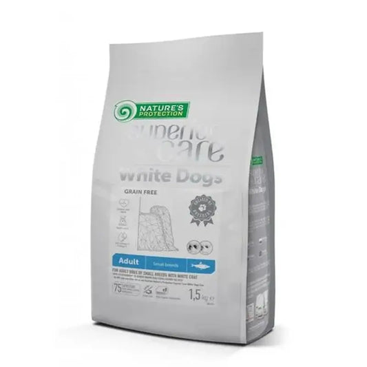 Natures Protection Sc White Dog Adult Small Grain Free Silli 1,5 kg 