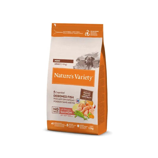 Nature'S Variety Canine Adult Original Mini Salmon 1,5 kg, koiranruoka