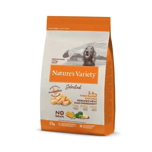 Nature's Variety Koirat Medium Kana Viljaton 12 kg