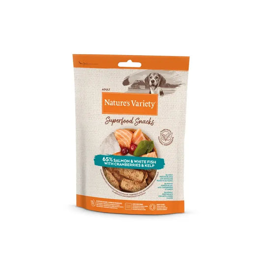 Nature'S Variety Canine Adult Snack Salmon, 8 x 85 g, koirien välipala