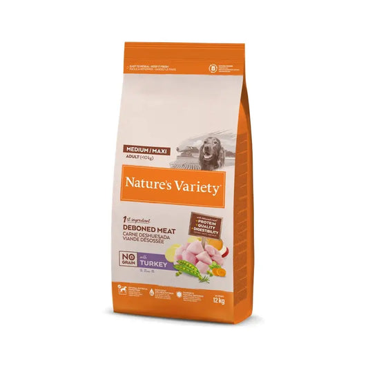 Nature'S Variety Canine Original Adult Nograin Md/Mx Kalkkuna 12 kg, koiranruoka