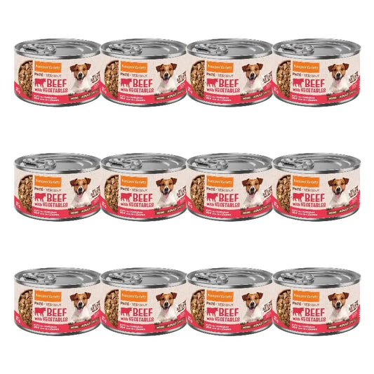 Nature'S Variety Koirien märkäruoka, Mini, naudanlihaa, yksittäispakkaus, 12 x 200 g