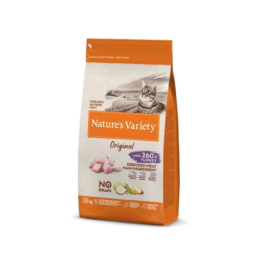 Nature'S Variety Feline Adult Original Sterilized Turkey 1,25 kg, kissanruoka