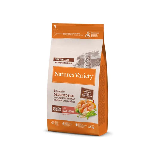 Nature'S Variety Feline Adult Original Sterilized Salmon 1,25 kg, kissanruoka