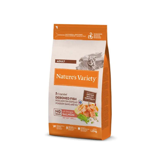 Nature'S Variety Feline Adult Selected Salmon Noruego 1,25 kg, kissanruoka