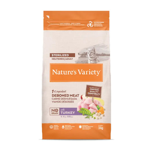 Nature'S Variety -kissanruoka, kalkkunalla, luonnollinen, 3 kg