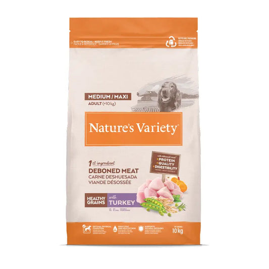 Nature'S Variety Koiranruoka, Medium, kalkkunalla, luonnollinen, 10 kg