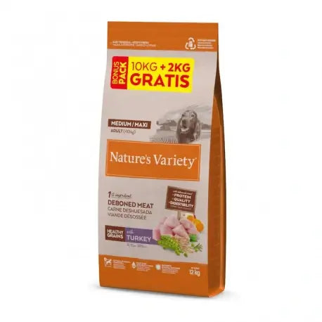 Nature's Variety Koirat Medium Kalkkuna ja vilja 10+2 kg