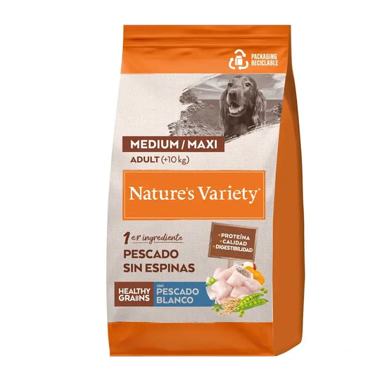 Nature's Variety Koirat Medium White Fish ja vilja 12 kg