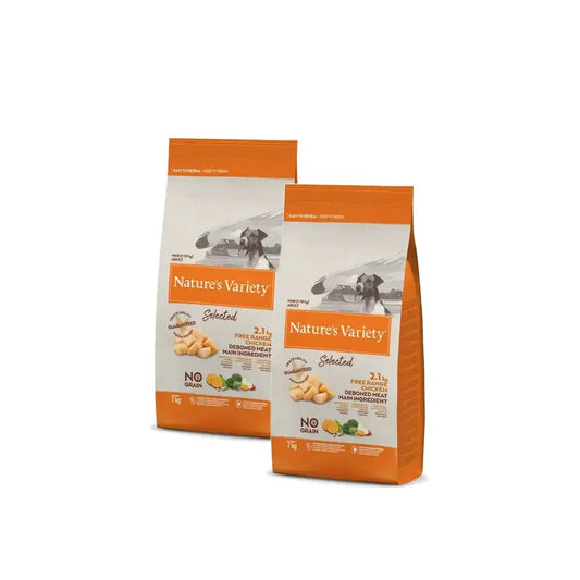 Nature's Variety Selected Adult Mini Maalaiskana Koiranruoka 7 kg, 2 kpl:n pakkaus