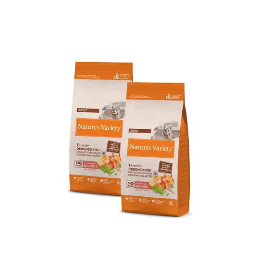 Nature's Variety Selected Feline Adult Norjalainen lohi -kissanruoka 7 kg, 2 kpl:n pakkaus