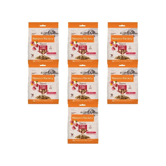 Nature'S Variety Toppers -kuivajäädytetyt koiranherkut, naudanlihaa, luonnolliset, 7 x 40 g