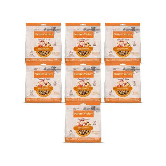 Nature'S Variety Toppers -kuivajauhe koirille (Mini Adult), kanaa, luonnollinen, 7 x 120 g