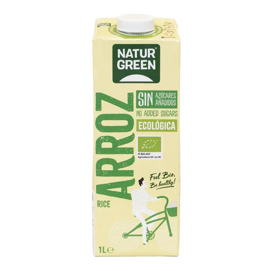 Naturgreen Lisättyä sokeria sisältämätön luomuriisi 1 l, 1 l