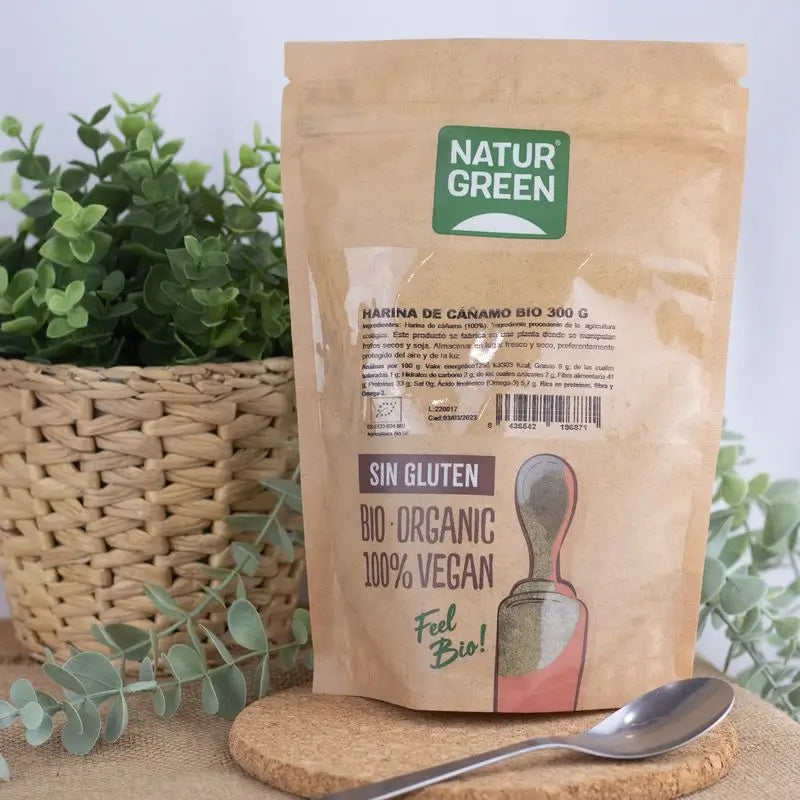 Naturgreen -hamppujauho, 300 g