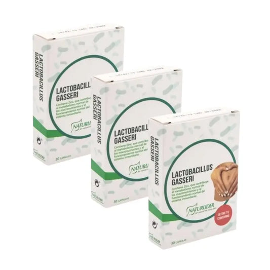 Naturlider Lactobacillus Gasseri -pakkaus, 3 x 30 kapselia