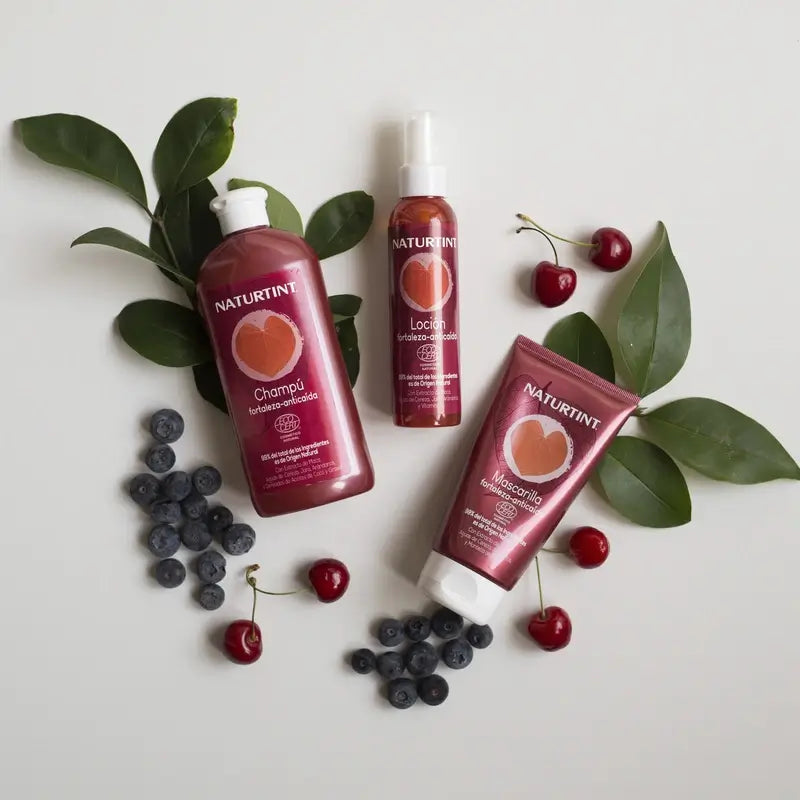 Naturtint Luonnollinen hiustenlähtöä ehkäisevä vahvistava shampoo 330 ml 