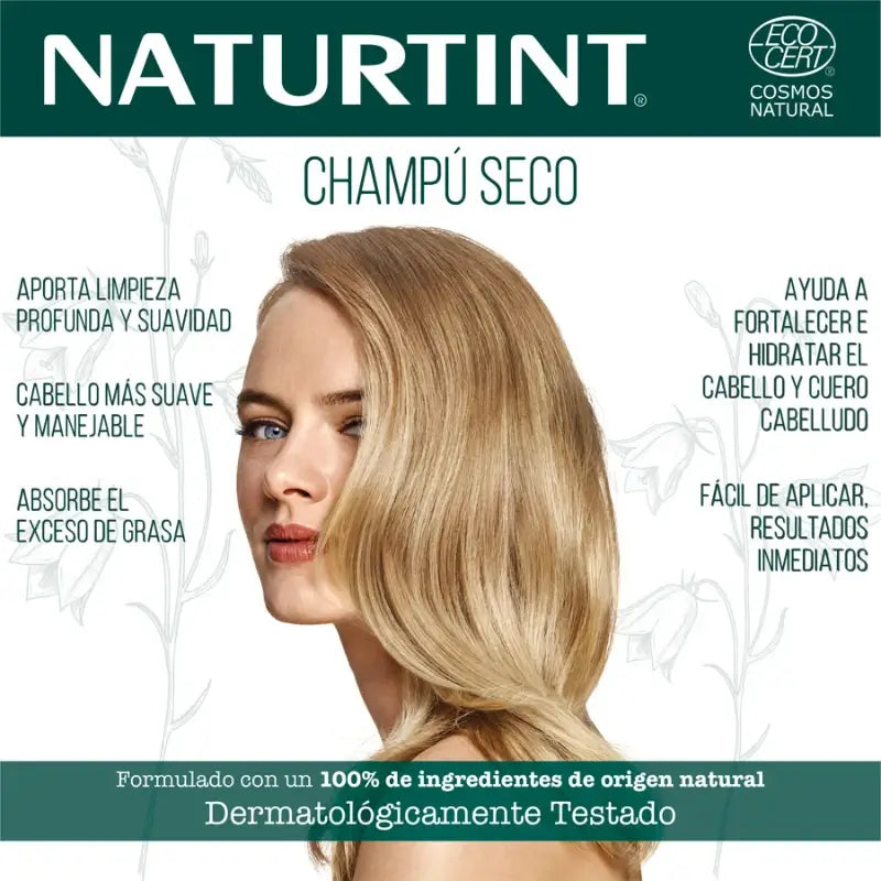 Naturtint Luonnollinen kuivashampoo, lisää volyymia ja vahvuutta, 20 ml 