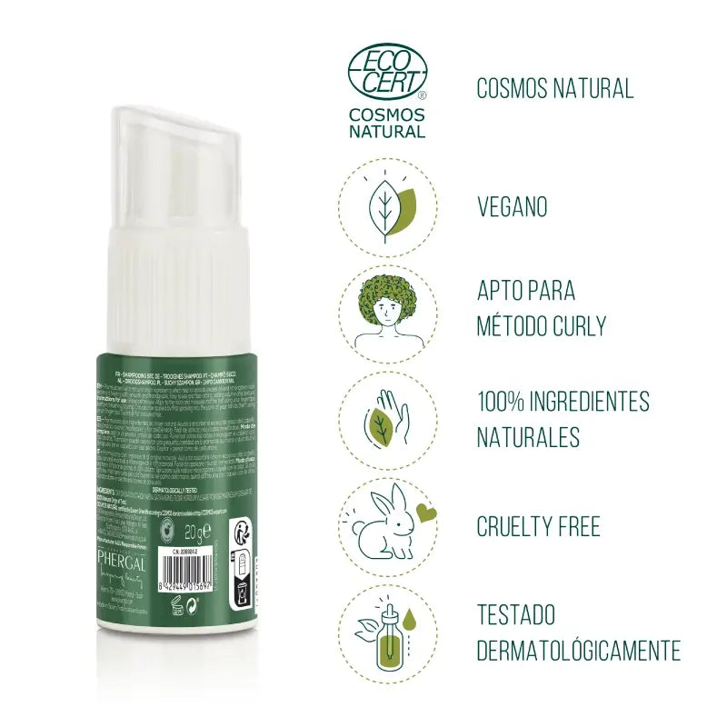 Naturtint Luonnollinen kuivashampoo, lisää volyymia ja vahvuutta, 20 ml 