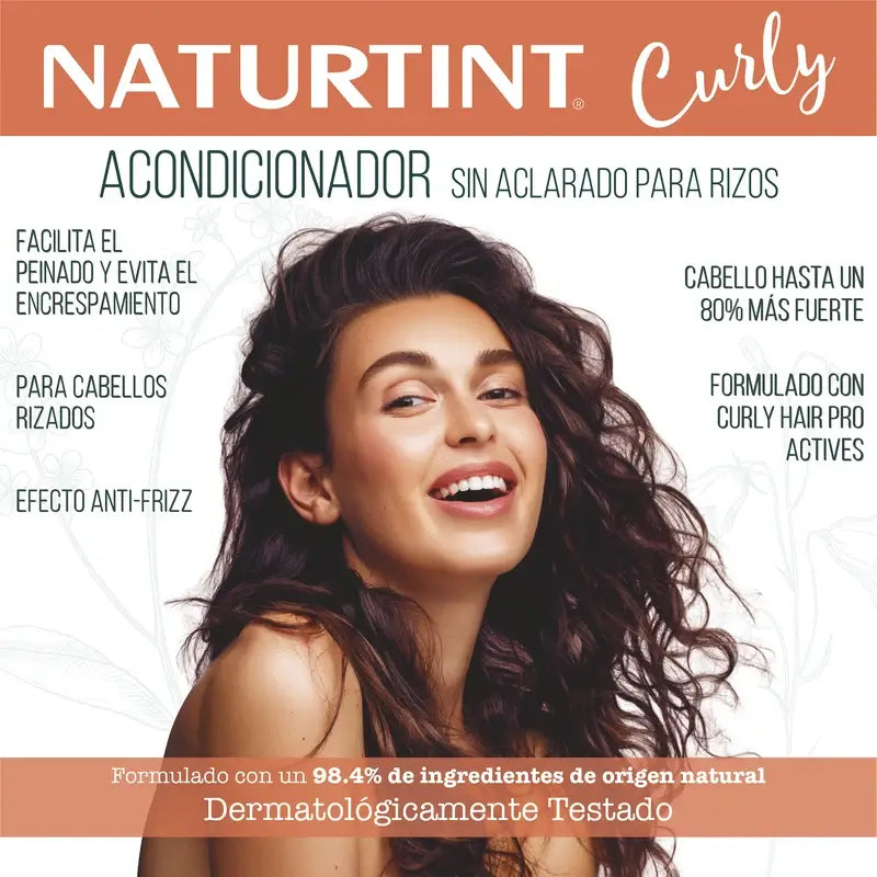 Naturtint Huuhtelematon hoitoaine kiharaisille hiuksille 200 ml 