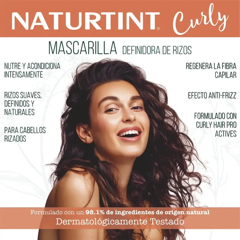 Naturtint Curly -naamio, selkeät kiharat, 300 ml 