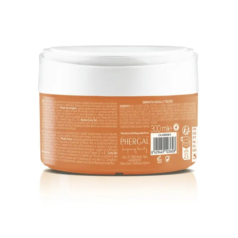 Naturtint Curly -naamio, selkeät kiharat, 300 ml 