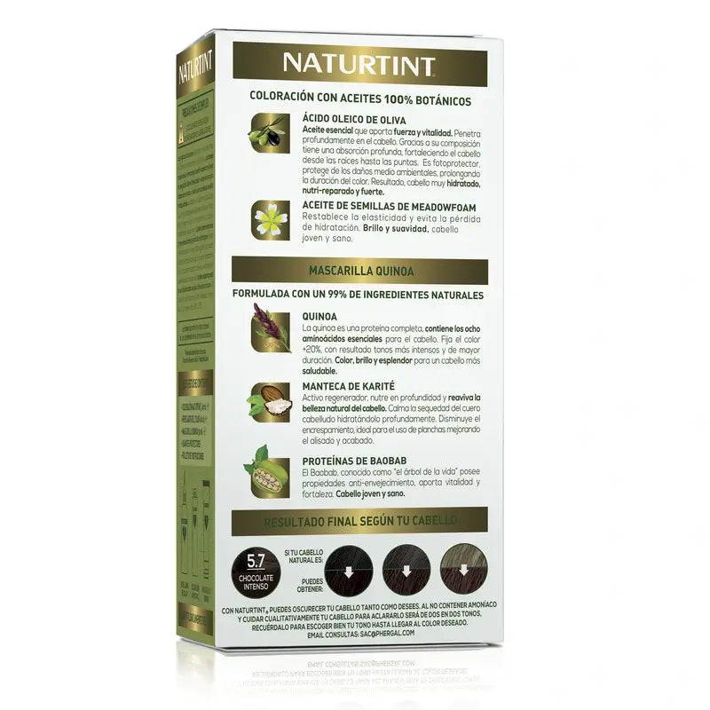 Naturtint Pysyvä hiusväri, ammoniakiton 5.7 – Syvä suklaa