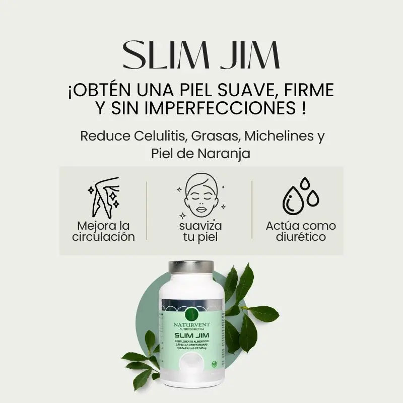 Naturvent Slim Jim -selluliittivalmiste, 100 kapselia