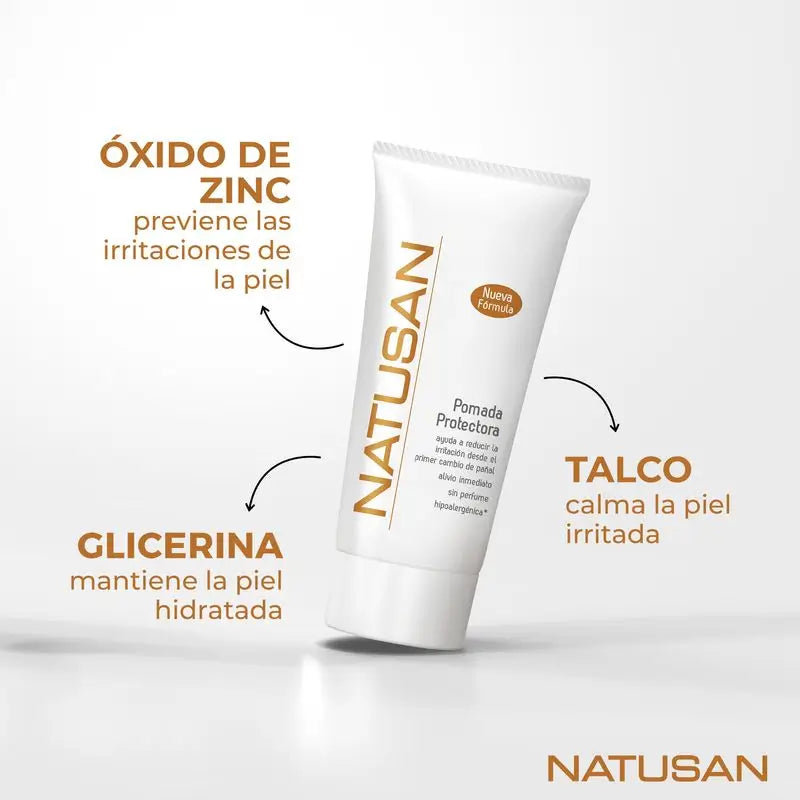 Natusan hypoallergeeninen, ärsytystä ehkäisevä vauvan vaippavoide, 100 ml
