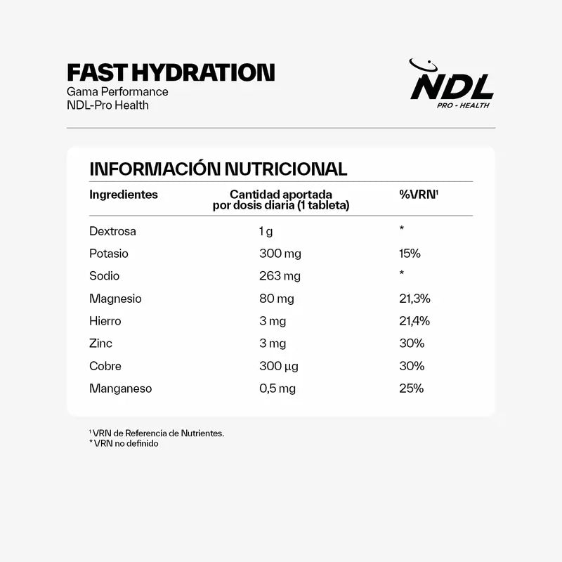 NDL Pro-Health Nopea nesteytys, appelsiininmakuiset poreilevat tabletit, 2-pakkaus, 40 tablettia