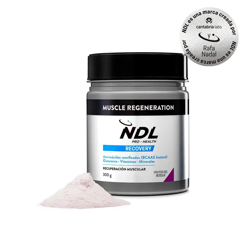 NDL Pro-Health Lihasten uudistuminen, BCAA:t 2:1:1, glutamiini, metsämarjajauhe 300 g
