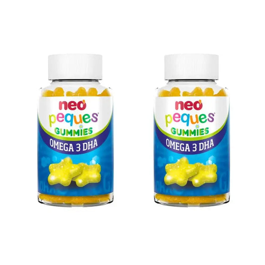 Neo Peques Omega-3- ja DHA-kumimakeiset, 2 x 30 kpl 
