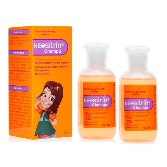 NEOsitrín® täishiuksien shampo, 2 x 100 ml:n pakkaus