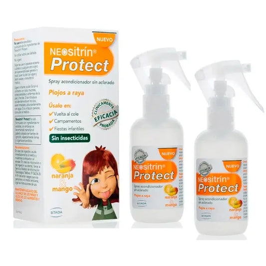 NEOsitrín® Protect Spray -täiden torjuntaan tarkoitettu hoitoaine, 2 x 100 ml:n pakkaus