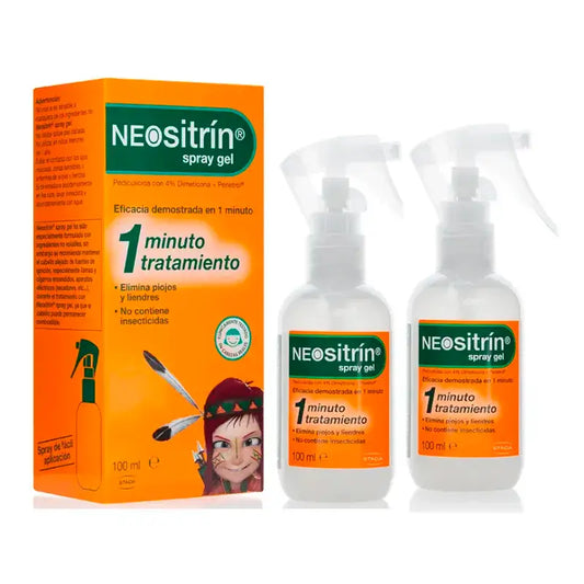 NEOsitrín® nestemäinen täisuihke, 2 x 100 ml:n pakkaus