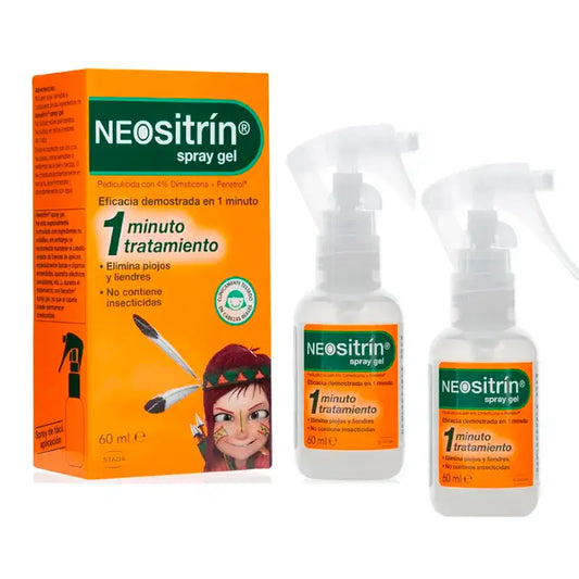 NEOsitrín® nestemäinen täisuihke, 2 x 60 ml:n pakkaus